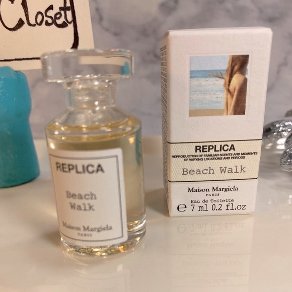 Maison Margiela Replica Beach Walk EDT, Floral, Ocean, NEW - Mini 0.2 oz. 7 ml. - Picture 2 of 10